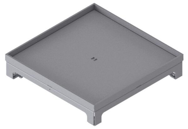 Produktbild UBD 320 319  -  Unterflur-Bodendose UBD 320 inkl. Blinddeckel mit Kante, geschlossen, und 15mm Vertiefung